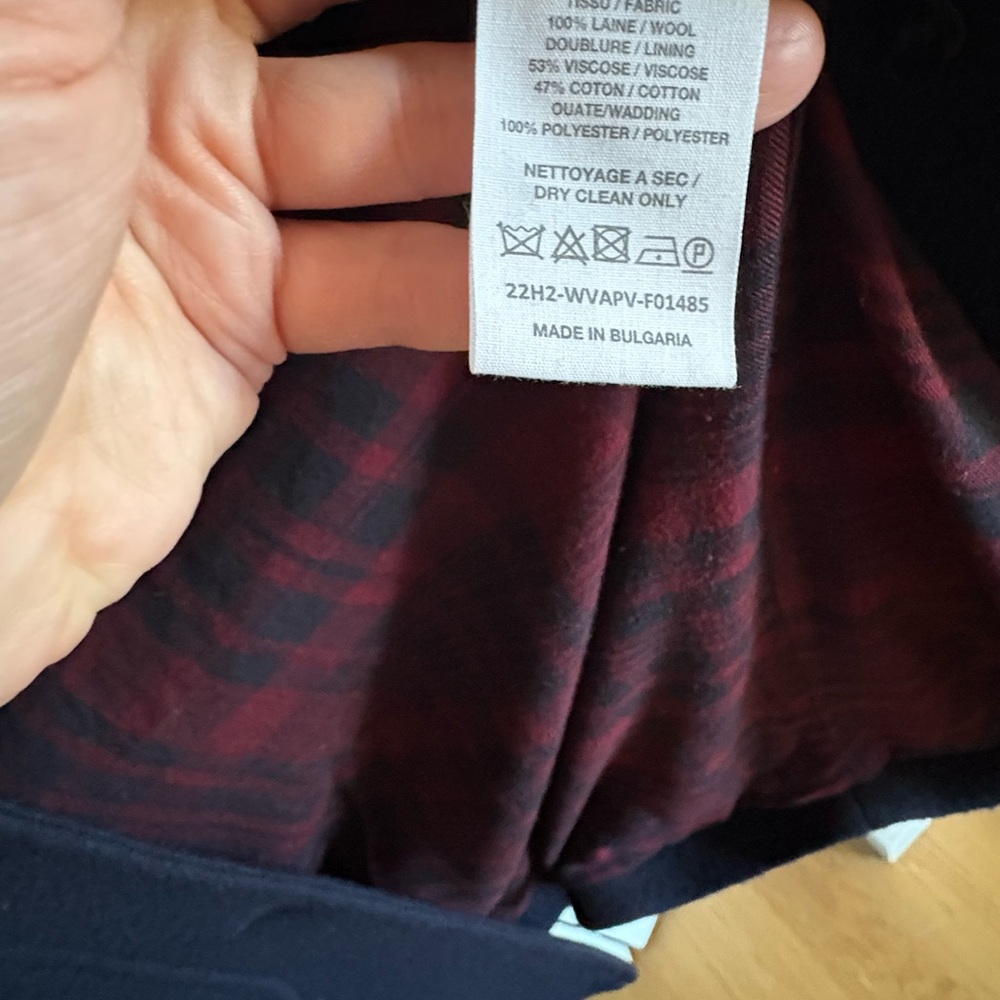 A.P.C. Dark Blue Wool Overcoat - Picture 5 of 7